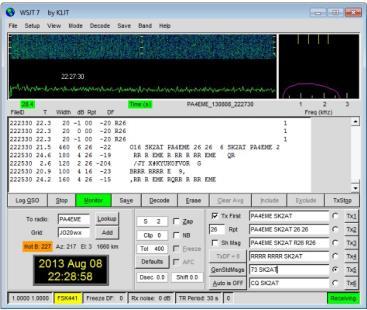 Meteorscatter på 144 Mhz (Text SM2LIY) Har du inte provat på meteorscatter på 2m tidigare så får du lite tips här. Lite historia först Tidigare när det inte fanns datorer så kördes MS med SSB och CW.