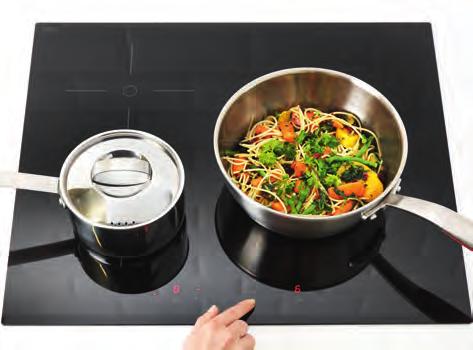 38 TREVLIG Induktionshäll MATMÄSSIG 1995:- 2795:- Svart. 302.916.15 Svart. 303.688.22 Induktionshäll med boosterfunktion När 3 värmezoner är allt du behöver.