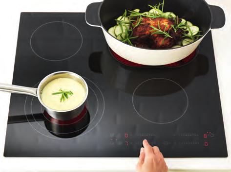 42 SÅ HÄR VÄLJER DU GLASKERAMIKHÄLL 1. Fundera över hur du lagar mat. Hur många värmezoner vill du ha? Hur mycket plats har du? Vilken typ av kokkärl kommer du använda? 2.