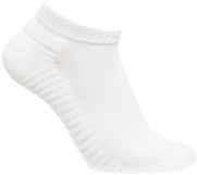 Material: 85% kammad bomull, 13% polyamid, 2% elastan Maskintvätt: 40, ej torktumling Färg: 5 vita, 5 svarta 8-pack (19 kr/par) Sport Ankle Socks, 150 kr En något tjockare