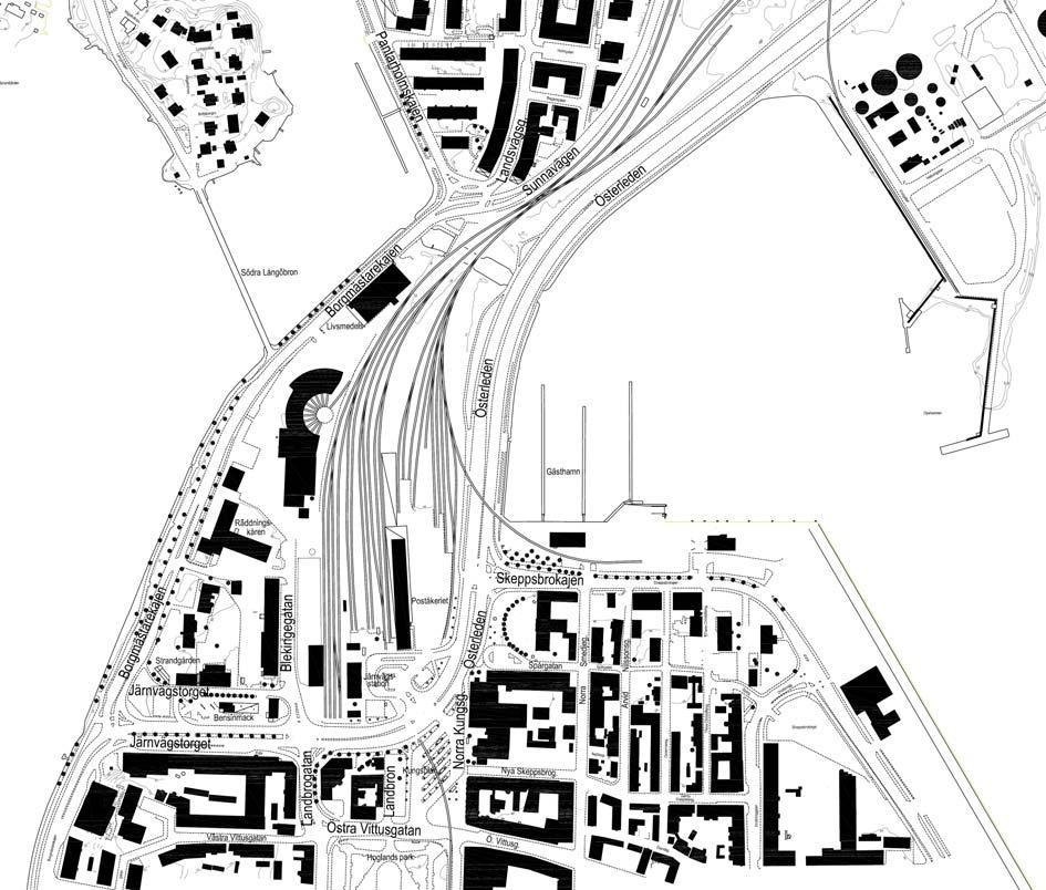 - skapa en stadsdelen som genom sin utformning och funktion främjar social hållbarhet OMFATTNING OCH LÄGE Programområdet Pottholmen ligger inom den norra delen av Karlskrona centrum.
