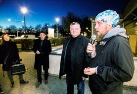 I slutet av november invigdes konstprojektet Förhandlingen vid Gamlegårdens Centrum och regeringskansliet Rosenbad i Stockholm samtidigt.