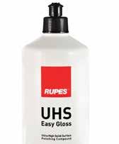 BIGFOOT UHS POLERSYSTEM ETT ENDA STEG Det självklara valet för hårda klarlacker! UHS Easy Gloss enstegssystem är ett medium-aggressivt system med utmärkt slutfinish, fri från silikon och fyllmedel.