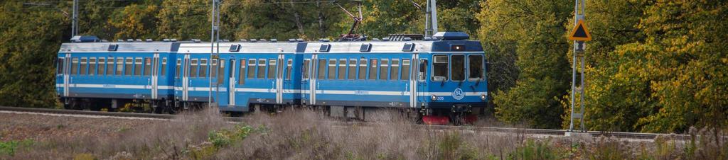 Fakta Roslagsbanan Sammanlagd linjelängd 65 km 38 stationer Drygt 50 000 påstigande per dygn (SJ:s hela egen trafik för hela riket