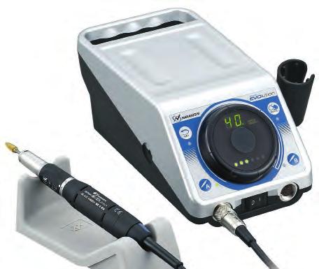 3 mm spännhylsa 822500 Ø 24,5 67 Ø 14 65 Styrenhet 822700 Fotreglage 810600 Borstlös Mikromotor inkl. motorkabel 73W, 1 000-40 000 rpm 808600 Kabel 1,6 m 808800 Borstlös Mikromotor inkl.