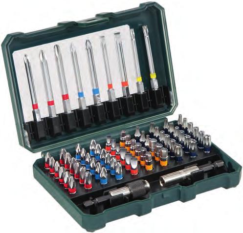 Kringutrustning Bitssats PROMOTION 15 delar Innehåller: S2 bits, L25mm PH1, PH2 PZ1, PZ2 SL4, SL6 H3, H4, H5 T10, T15, T20, T25, T30 1 magnetisk bitshållare Best.