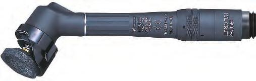Spännhylsa 3 mm ingår Lufthandstycke W45/40 Vinkel: 45 Maxvarv: 40.000 rpm Lufttryck: 6 bar Luftförbrukning: 160 l/min Smörjning: via dimsmörjare Vikt: 240 g.