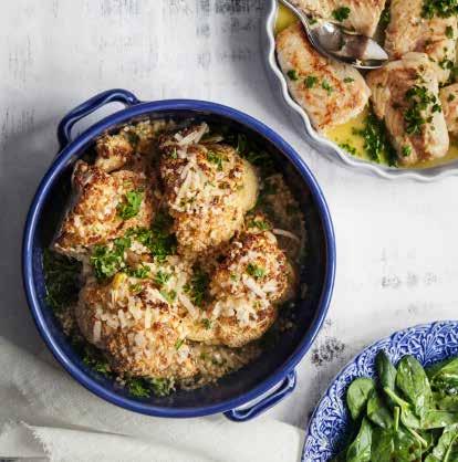 tomater 1 förp bröd 1,2,4,5 2,5 4 4 3 4 2,5 5 3,4 1 2,3 1,2 2,4 1,3 5 3,4 2 2 Veckans meny: Recept 1: Parmesanslungad svartkål med stekt kyckling och