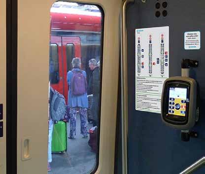 Designmanual Regina Västtrafik AB Interiöra dekaler trafikantinfo, nödlägesinstruktioner Salong A REG TO