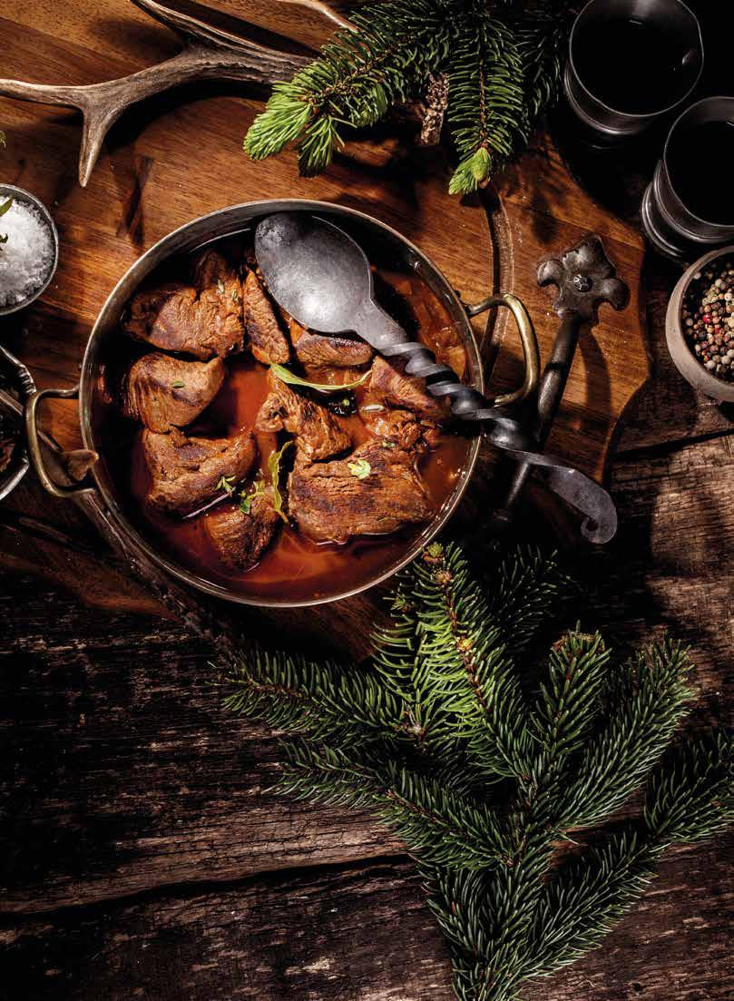 KALLSKURET Smakfullt Jul VECKA 45 52, 5/11 28/12 2018 VILT PÅ JULBORDET Svenskt viltkött från djur som vandrat fritt i våra skogar och marker.