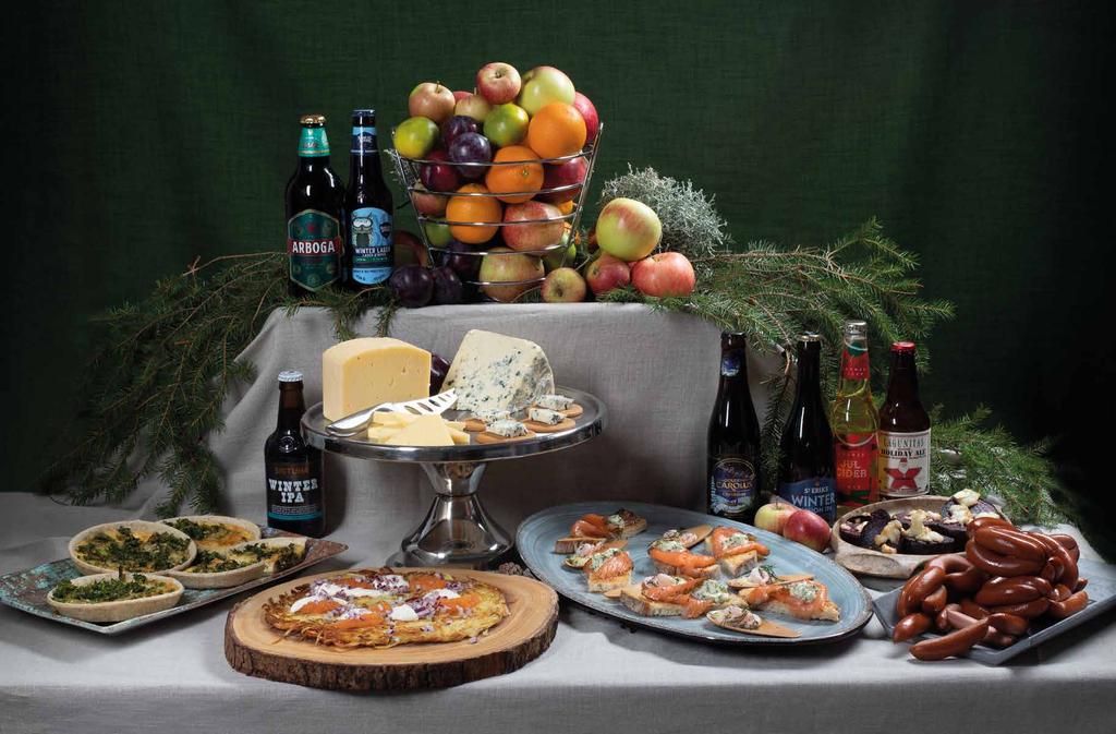 Smakfullt Jul VECKA 45 52, 5/11 28/12 2018 Hos oss hittar du även rätt drycker till julbordet. Välj bland flera olika juldrycker i vårat breda sortiment av must, cider, öl och annat.
