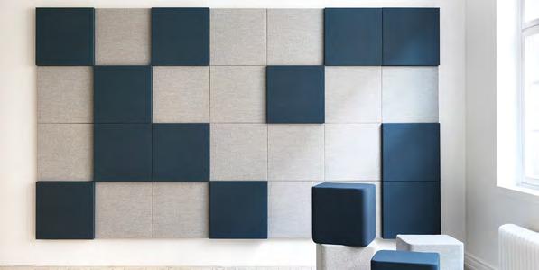 Soneo väggpanel Design Abstracta SONEO WALL Soneo wall kan med sin diskreta, släta form täcka en större väggyta och på så vis smälta in i miljön.
