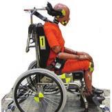 Ramen har en stark och gedigen konstruktion och gör rullstolen lätt
