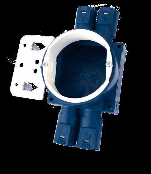 Upptäck Blådosans många möjligheter Genomtänkta detaljer Flexibel och lätt att anpassa Tillverkade i brandhämmande halogenfritt material Följer nya standarden IEC60695-2-1 (850 C glödtrådstest)