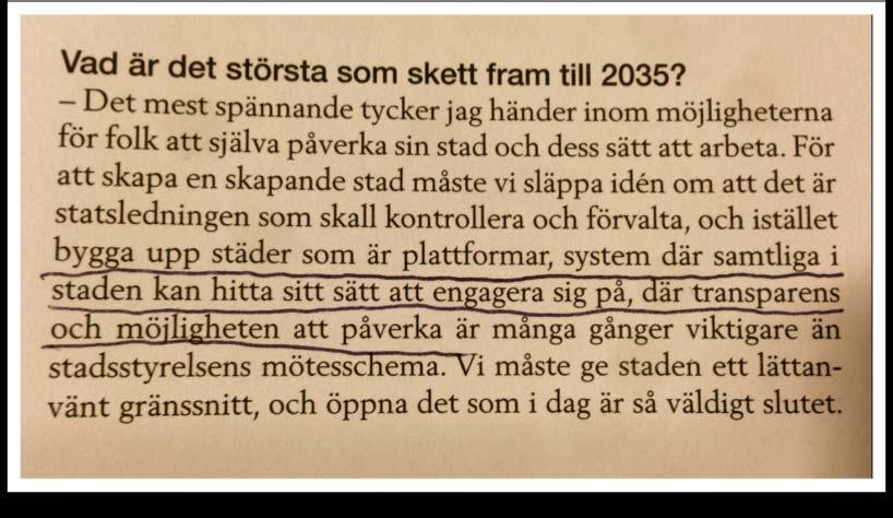 Staden som en plattform @jocke #platsenhbg