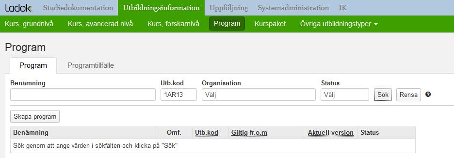 Hur ser de konverterade programplanerna ut och var hittar man dom?