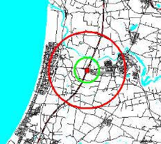 sprids densiteterna ut över en större yta utifrån ett precist dataset från en