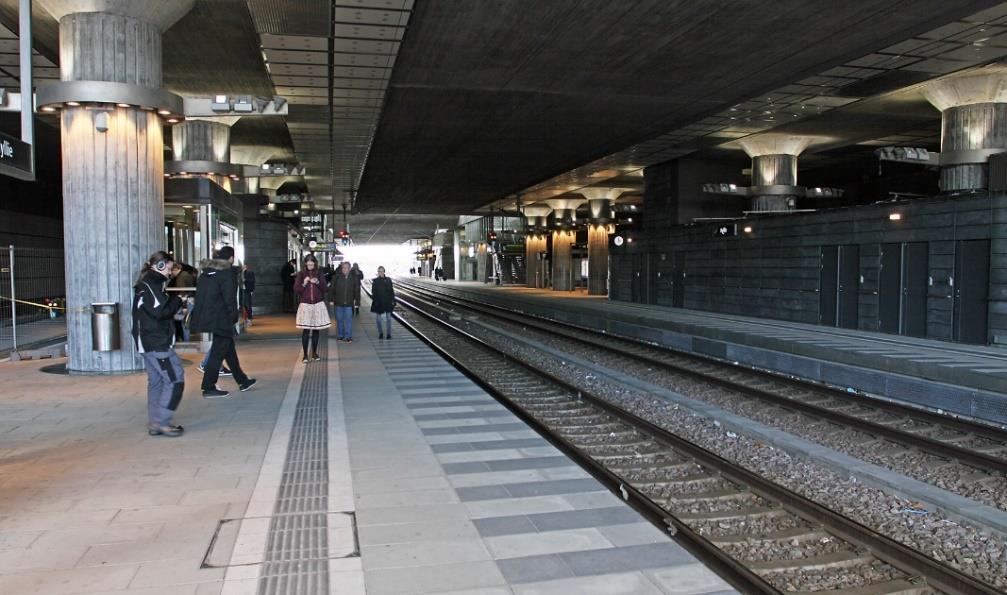 Hyllie station, entrén med det tallriksformade taket (2017) Figur 10.