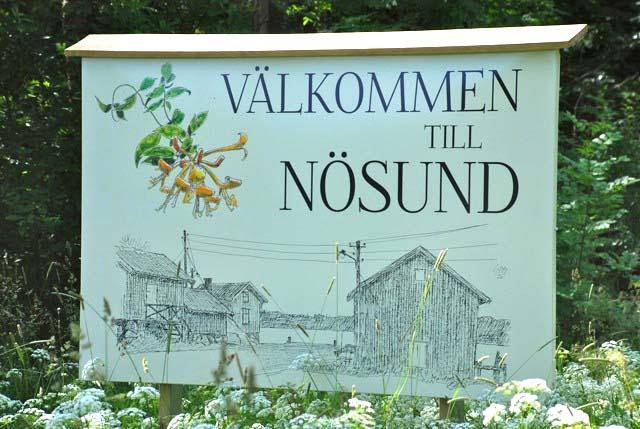 Informationsskyltarna på Nösund Nösunds