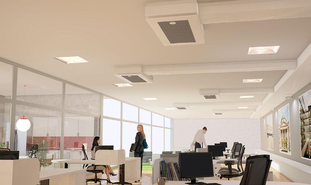 Energisparande frihängande komfortmodul SNABBGUIDE Frihängande komfortmodul för behovsstyrd ventilation och Swegons system WISE.
