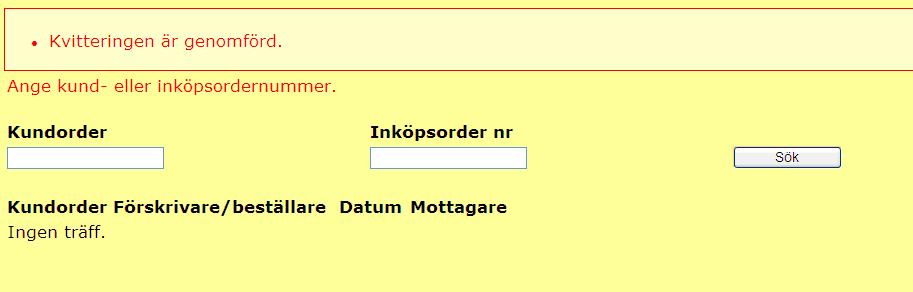 7.8 Makulera inköpsorder Vill du makulera leveransen ska du markera rutan Makulera, och därefter klicka på. Observera; Du ansvarar för att leverantören makulerar denna beställning 8 Övrigt 8.