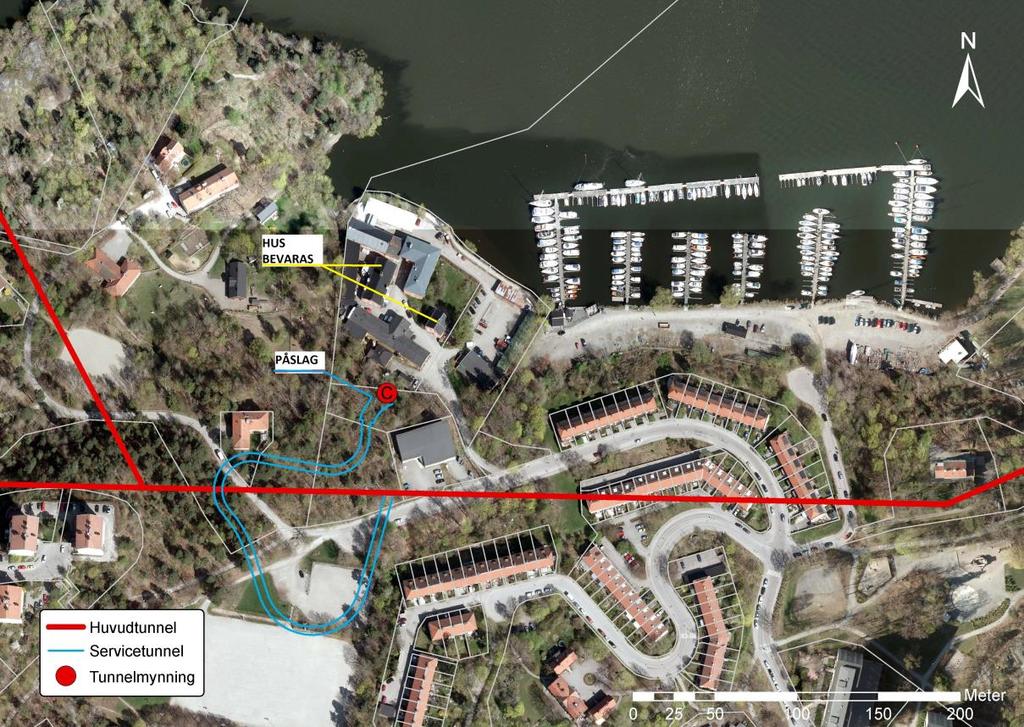 repo001.docx 2012-03-2914 2.2 Syfte Figur 2. Påslag Eolshäll. Projektet omfattar anläggande, drift och avveckling av en tillfällig hamn i Eolshäll.