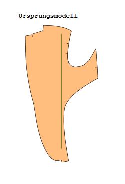 Figur 3. Besättning ursprungsmodell Figur 4. Besättning i Alternativ 1, 2 och 3 I den andra delen av metoden skapades läggbilder på kavajernas yttertyg respektive fodertyger. (Bilagor 1-9).