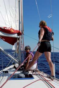 & Sol, semester kappsegling Sex QSS:are flög ner till Kroatien i oktober för en veckas trivsam kappsegling. De fick uppleva dramatik, värme och vackra vyer. Bolero har bra fart.