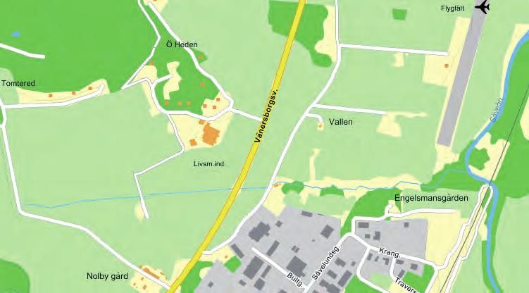 BILAGA 7 Kartor biflöden 4 Engelsmansgårdsbäcken Teckenförklaring 1 Högsta värde kl. 1 Högt värde kl.