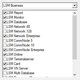 7 Registrera LSM 16 / 25 4. Kryssa för alla moduler som du har beställt. 5.