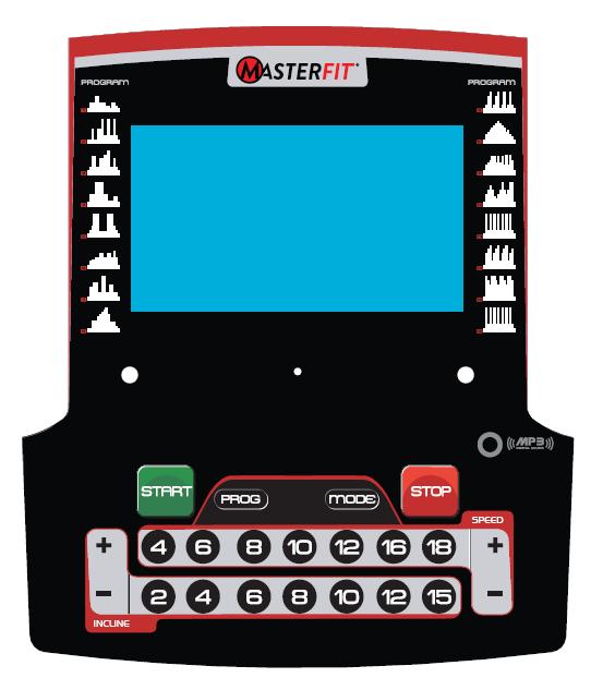 Drift 1.1. Skärm 1.2. Start Manuellt läge startar efter att maskinen har räknat ned från 5. 1.3 Program 3 målvärdesfunktioner, 12 förhandsinställda program och 3 manuella program. 1.4.