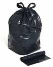 Vård 125 L sopsäck Polyetensäckar på rulle tillverkade av återvunnen polyeten. Rejäl 125-liters sopsäck av bra kvalitet för både hem, kontor och trädgård. Svart. Miljöanpassad.