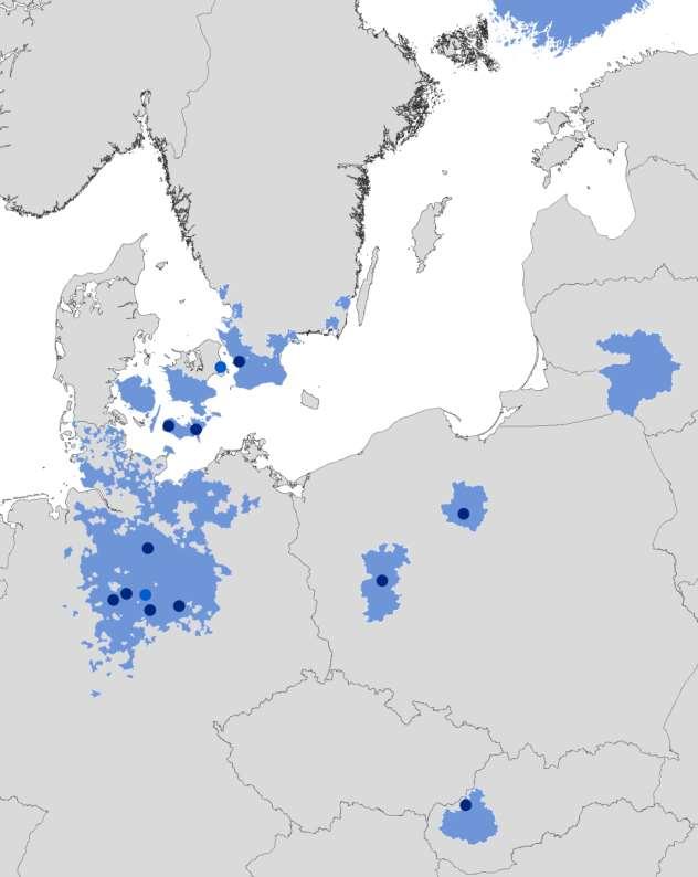 Nordzuckers ekoodlingar Område i Danmark: Areal 2017: 200 ha Areal 2018: 250ha Transporteras till fabrik