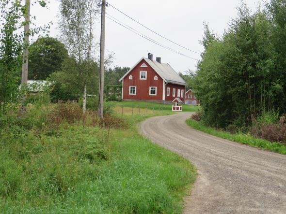 Byvägen har samma sträckning som i början av 1800- talet