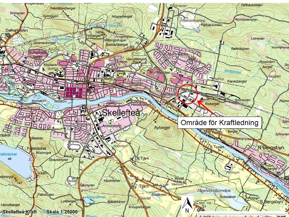 Ett koncessionsbeslut ger rätt att bygga ledningen men inte rätt att ta mark i anspråk. Skellefteå Kraft strävar efter att teckna frivilliga markupplåtelseavtal med berörda fastighetsägare.