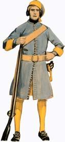 Södermanland Regiment about 1675 Manskap
