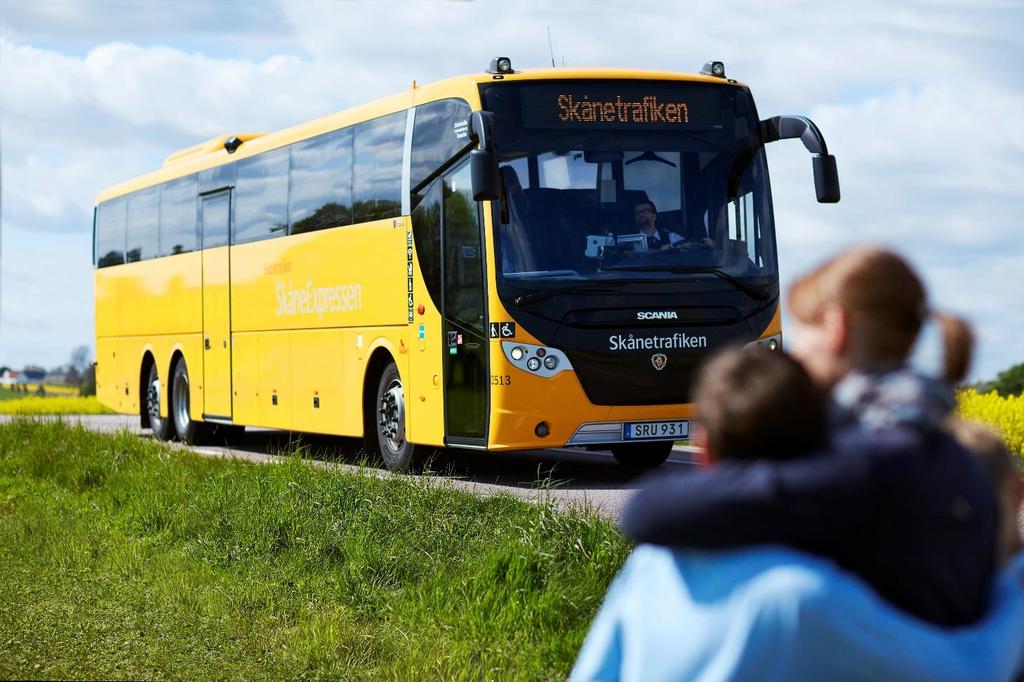 Affärsområde Buss Fakta 110 miljoner resor varje år, 72% av våra resor, resandeutveckling, vi ökar!