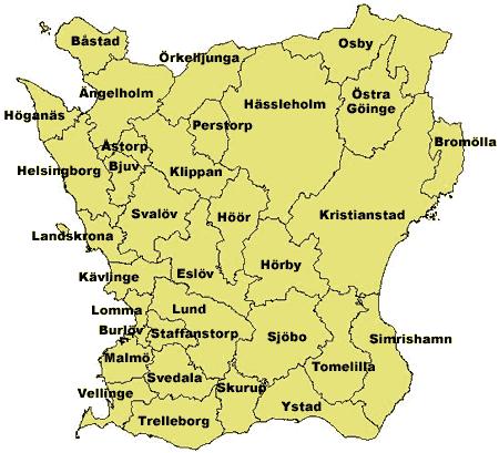 Kommunindelning Enhet Nordvästra Skåne Enhet