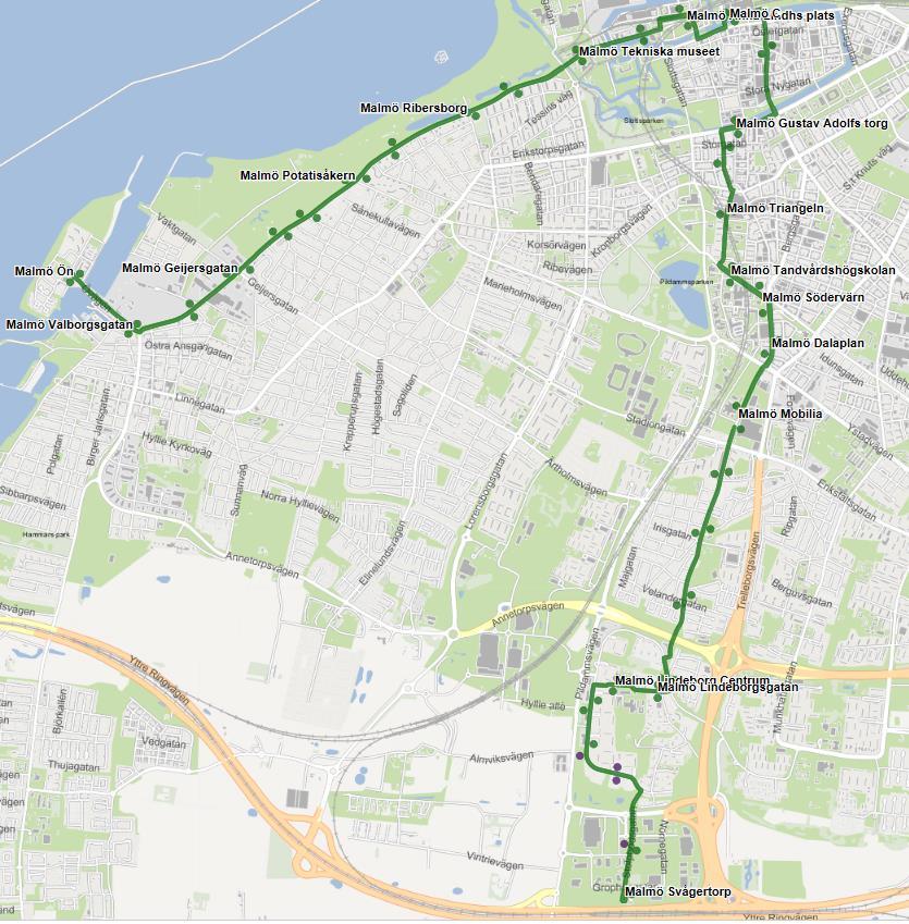 Elbussar i Malmö Den 9 december 2018 börjar vi köra med elbussar på linje 7 Svågertorp Ön.