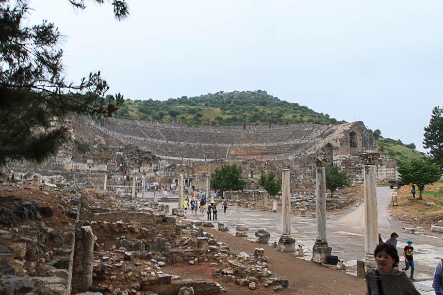 Efesos Övre bilden: Den stora