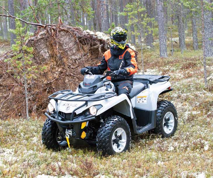 CAN-AM OUTLANDER L 500 DPS Så fort BRP upptäcker en lucka i sitt sortiment kan man räkna med en ny modell till kommande år.