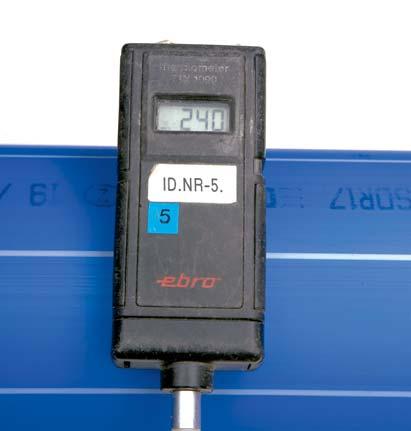 Temperaturen ska vara 240 C +5-5