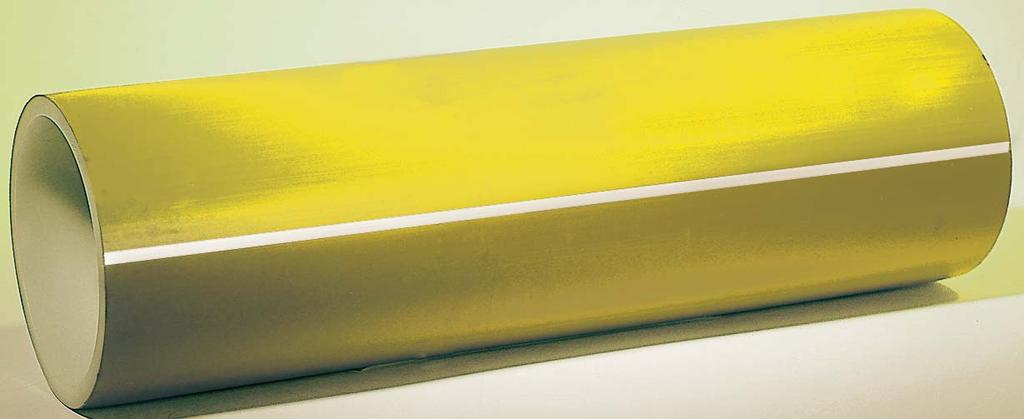 Märkning av Uponor tryckrörssystem Profuse gas GAS Profuse PE100 90 x 5,4 SDR 17 UPONORM 731 EN 1555 PE/a ➀ 13 2007 1234 m...coated PIPE.