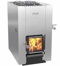 HARVIA Vedeldade produkter 15 HARVIA 22 LS STEEL HARVIA 22 ES STEEL HARVIA 22 RS STEEL 8 22 m 3 40