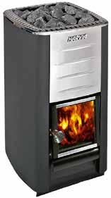 6 HARVIA Vedeldade produkter Klassisk stil för mindre bastur Harvia M1 och Harvia M3 Harvia M1/M3 har en stilren klassisk design som passar mindre vedeldade