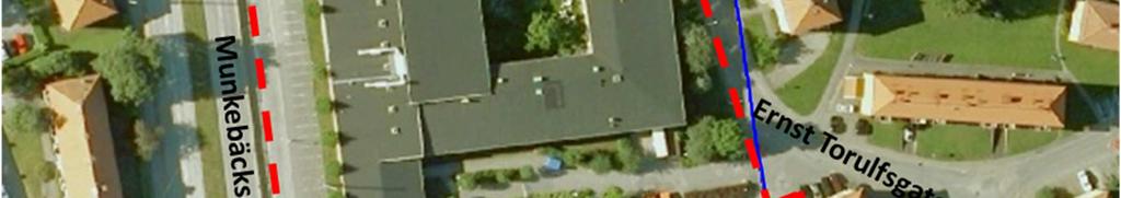 bostadsområdet.
