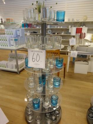 Glasvaser cirka 60 styck