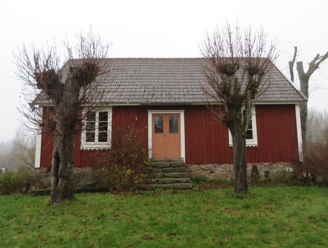 Undantagshuset är byns äldsta byggnad. Södra Lindön 2:2.
