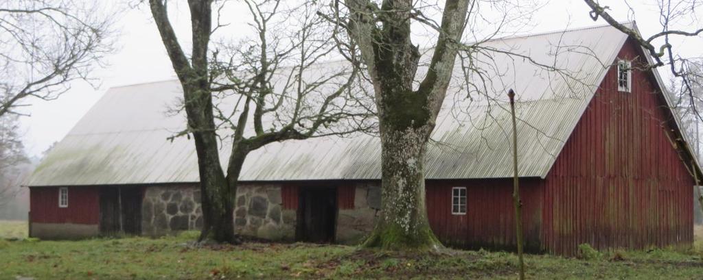 Stengrunden efter mangårdsbyggnaden på Södra Lindön