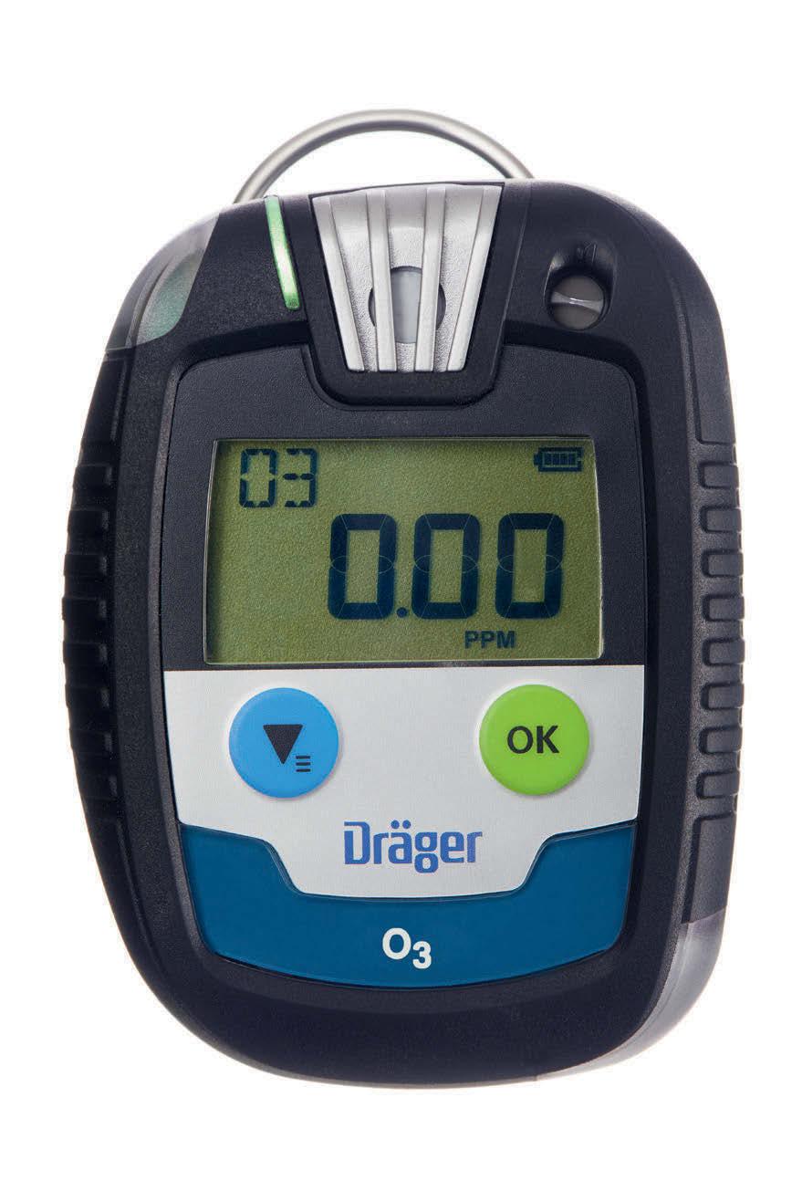 Dräger Pac 8000 Engasmätare Med den robusta Dräger Pac 8000 är du välutrustad för tuffa förhållanden: Denna personliga engasdetektor är ett tillförlitligt och exakt instrument som detekterar farliga